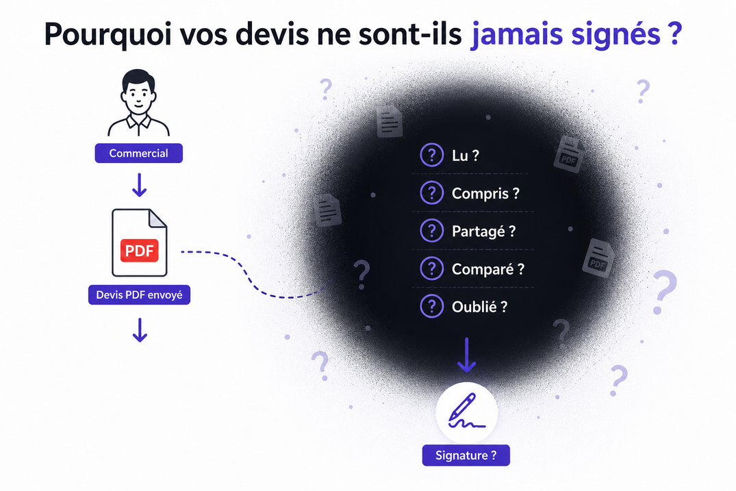 Pourquoi mes devis ne sont-ils jamais signés ? Les 7 erreurs qui vous coûtent des ventes (sans que vous le sachiez)