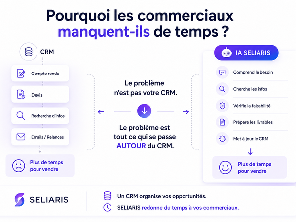 Image of: Pourquoi les commerciaux manquent-ils de temps ? (Et pourquoi le problème n'est pas celui que vous croyez)